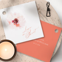 Blush Watercolor Floral Wedding Collection