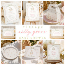 Vintage Goose Baby Shower 2026