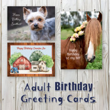 Adult Birthday Message Greeting Cards