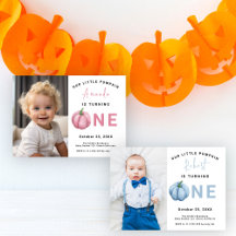 Pumpkin 1st birthday party