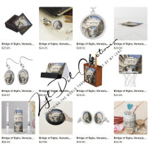 Gifts with Bridge of Sighs, Venezia design