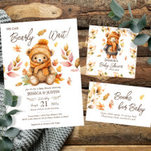 We Can Bearly Wait Baby Shower Fall