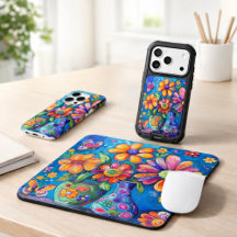 Bright Colorful Floral Tech and Games