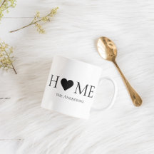 Modern Minimal Home Family Personalized Gift