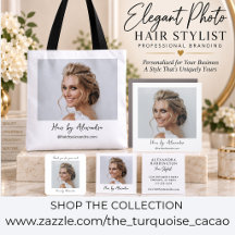 Elegant Photo Hair Stylist Professional Branding