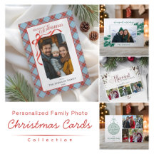 Personalized Photo Christmas Cards