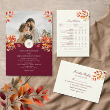 Burgundy Fall Wedding Suite