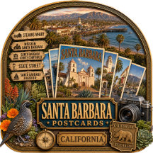Santa Barbara California Postcards/Gifts