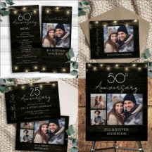 Rustic Wood Stringlights Wedding Anniversary Suite
