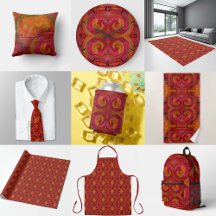 Watercolor And Ink Pretty Pattern Art Abstract  