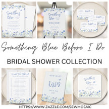 Something Blue Before I Do Bridal Shower Suite