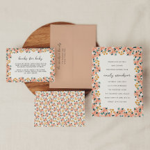 baby & wedding shower   floral garden