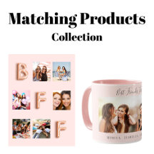 Best friends - photo gifts - rose gold blush pink