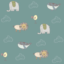 Cute Scandinavian Animal Pattern