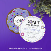 Donut Miss This Party Doughnut Party Collection