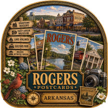 Rogers Arkansas Postcards/Gifts