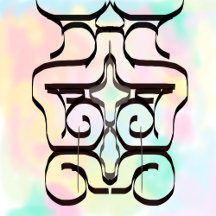 Cute Abstract Pink Color Pattern