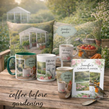 Coffee before gardening collection