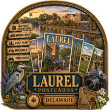 Laurel Delaware Postcards/Gifts