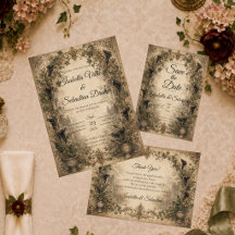 Moody Gothic Calla Lilies Botanical Wedding