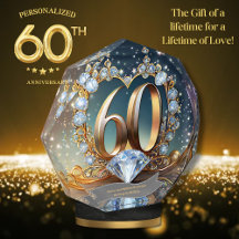 Beautiful 60th Wedding Anniversary Diamond Gifts
