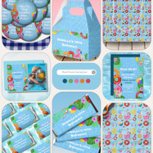Fun Pool Party Swimming Birthday Party