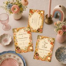 Whimsical Retro Disco Wedding