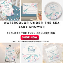 Watercolor Under the Sea Baby Shower