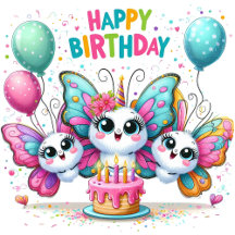 Birthday Stickers/Envelope Seals 