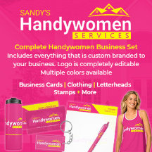 Handy Women Business Set - Pink & Yellow