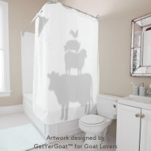 Funny Shadow Buddies Shower Curtains