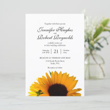 Sunflower Wedding Collection