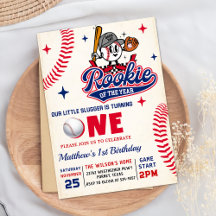 Vintage Baseball Birthday