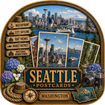 Seattle Washington Postcards/Gifts