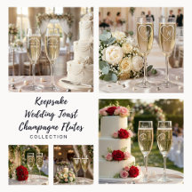 Etched Champagne Flutes for Weddings