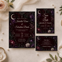 Moody Celestial Botanical Wedding