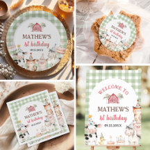 Farm Animals Barnyard Birthday