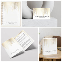 Luxe Confetti Rain Event Planner Business Suite