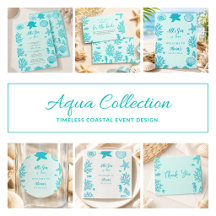 All I Sea Is Love Coastal Bridal Stationery Suite