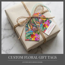 Floral Gift Tags