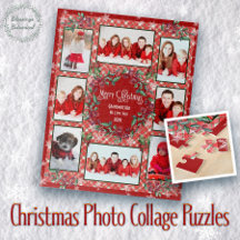 Christmas Photo Collage Puzzles