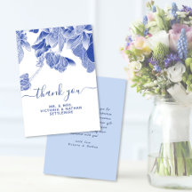 Blue Lotus Flowers｜Thank You Cards/Stickers/Tags