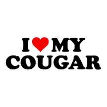 I Love Heart Cougars Funny Cougar Valentine's Day