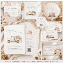 Little Pumpkin Truck Baby Shower