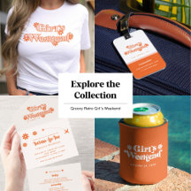 Girls Weekend 70s Groovy Retro Bachelorette 