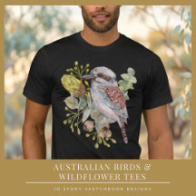 Australian Birds & Wildflower Tees