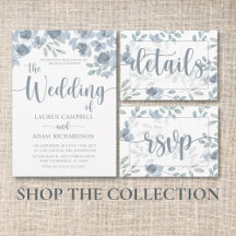 Boho Chic Eucalyptus Wedding   Dusty Blue