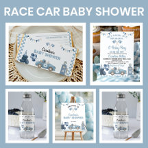 Racing Car Baby Shower