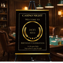Signature Game Night – Black & Gold