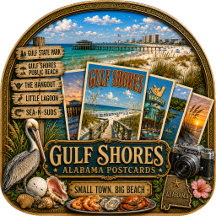 Gulf Shores Alabama Postcards/Gifts
